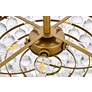 7_Elegant Lighting Emilia 18" Brass and Crystal Modern Pendant more views