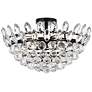 3_Elegant Lighting Emilia 20" Wide Black Finish Crystal Ceiling Light