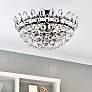 2_Elegant Lighting Emilia 20" Wide Black Finish Crystal Ceiling Light