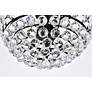 6_Elegant Lighting Emilia 20" Wide Black Finish Crystal Ceiling Light more views