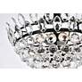 7_Elegant Lighting Emilia 20" Wide Black Finish Crystal Ceiling Light more views