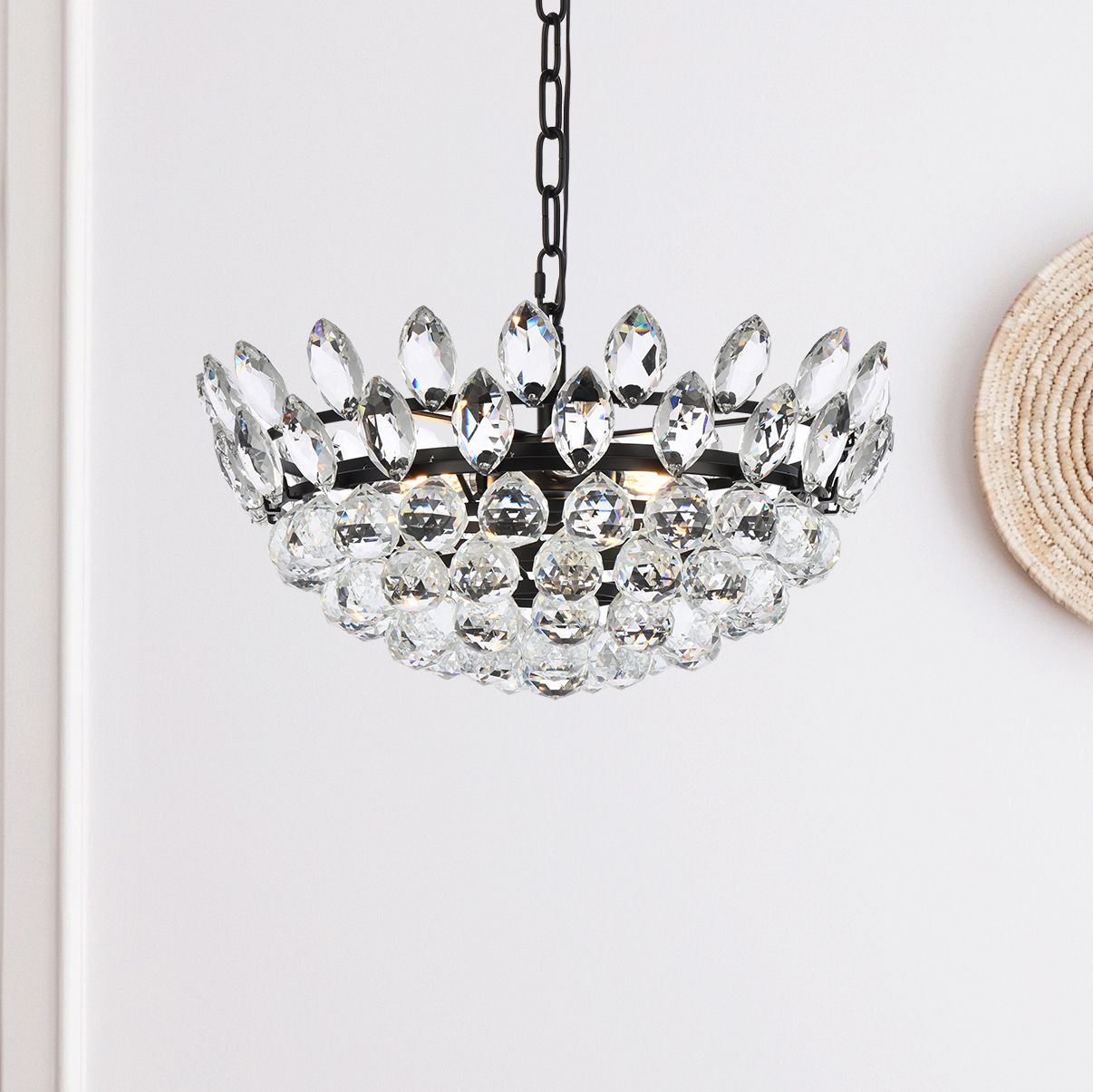 Elegant Lighting Emilia Black Collection