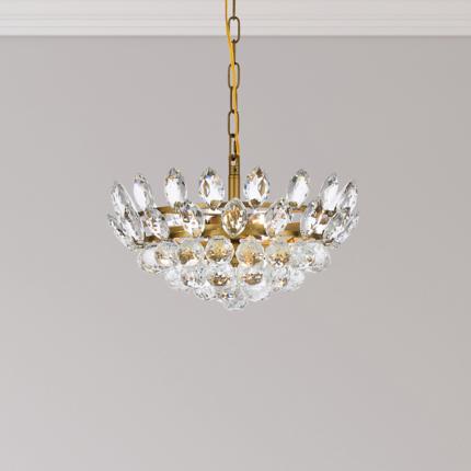 Elegant Lighting Emilia Brass - Antique Brass Collection