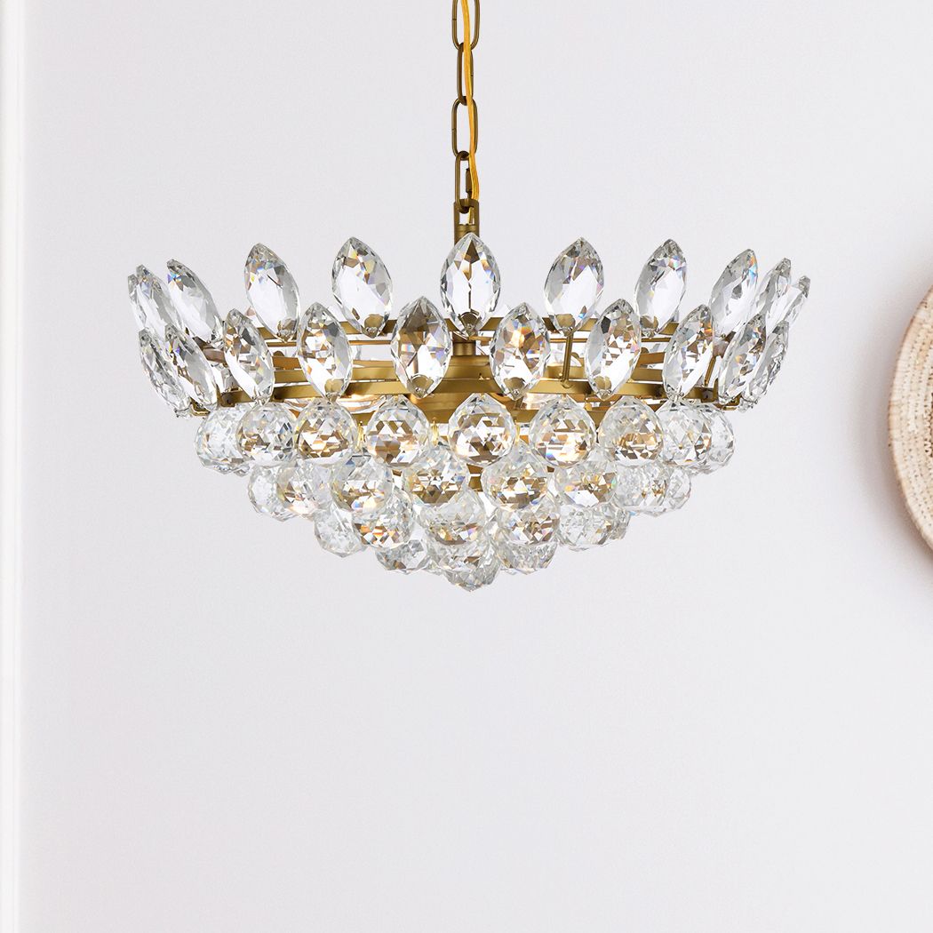 Elegant Lighting Emilia Brass - Antique Brass Collection