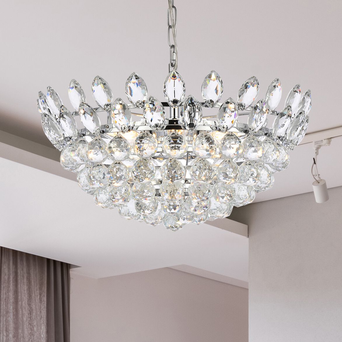 Elegant Lighting Emilia Chrome Collection