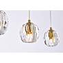 5_Elegant Lighting Eren 28" 3-Light Modern Multi-Light Crystal Pendant more views