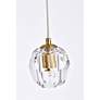6_Elegant Lighting Eren 28" 3-Light Modern Multi-Light Crystal Pendant more views