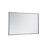 7_Elegant Lighting Eternity 60" x 36" Black Rectangle Wall Mirror more views