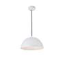 5_Elegant Lighting Forte 14 3/4" Wide White Modern Dome Pendant more views