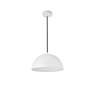 6_Elegant Lighting Forte 14 3/4" Wide White Modern Dome Pendant more views