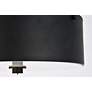 7_Elegant Lighting Hazen 12" Wide Flat Black Flush Mount Ceiling Light more views