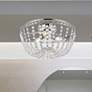 1_Elegant Lighting Kylie 14" Chrome and Crystal Ceiling Light