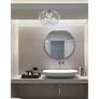 3_Elegant Lighting Kylie 14" Chrome and Crystal Ceiling Light more views
