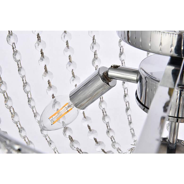 Image 7 Elegant Lighting Kylie 16" Wide Crystal Flush Mount Ceiling Light more views