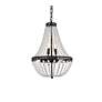 5_Elegant Lighting Lyla 14" Wide Black and Crystal Pendant Light more views