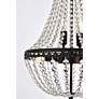 7_Elegant Lighting Lyla 14" Wide Black and Crystal Pendant Light more views