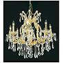 Elegant Lighting Maria Theresa 26" Wide Gold 9-Light Chandelier