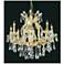 Elegant Lighting Maria Theresa 26" Wide Gold 9-Light Chandelier