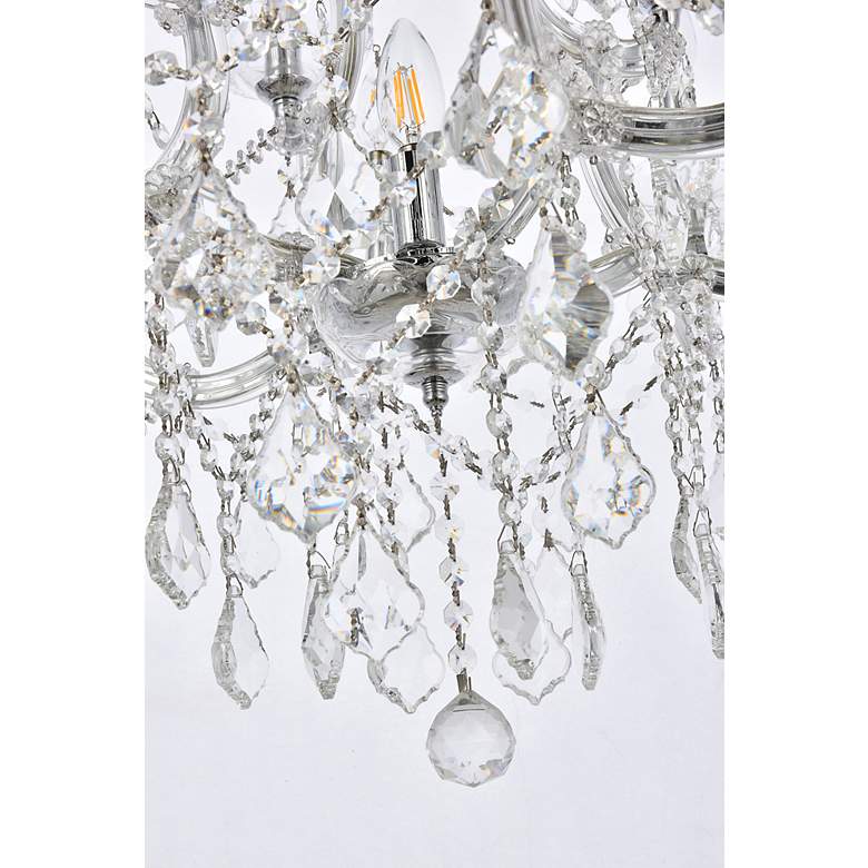 Image 5 Elegant Lighting Maria Theresa 27" Wide 13 Light Crystal Chandelier more views