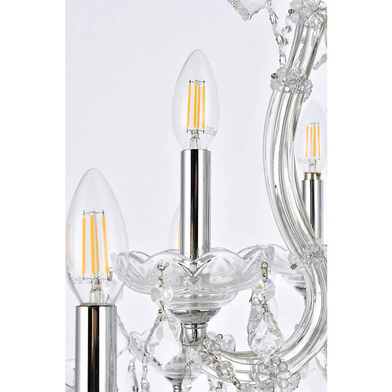 Image 6 Elegant Lighting Maria Theresa 27" Wide 13 Light Crystal Chandelier more views