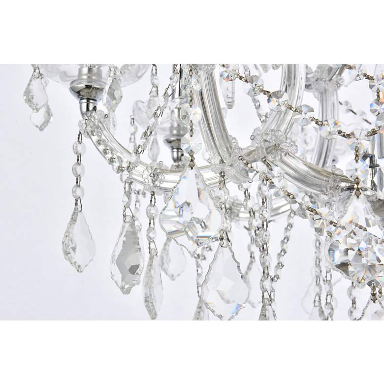 Image 7 Elegant Lighting Maria Theresa 27" Wide 13 Light Crystal Chandelier more views