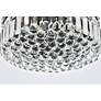 Elegant Lighting Maxime 14" Wide Black and Crystal Ceiling Light in scene