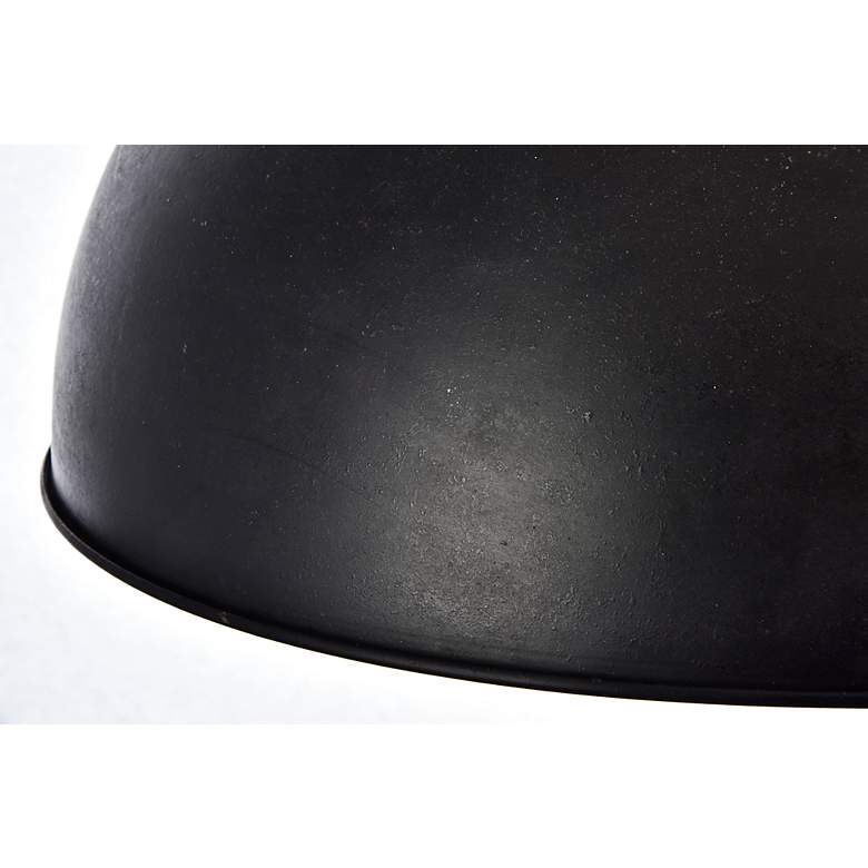 Image 5 Elegant Lighting Merce 20" Wide Modern Black Dome Pendant more views