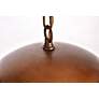 6_Elegant Lighting Merce Collection 15" Wide Brass Finish Dome Pendant more views