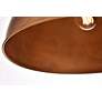7_Elegant Lighting Merce Collection 15" Wide Brass Finish Dome Pendant more views