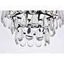 5_Elegant Lighting Mila 12" Black and Crystal Ceiling Light more views