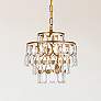 1_Elegant Lighting Mila 12" Modern Brass and Crystal Pendant