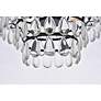 5_Elegant Lighting Mila 14" Black and Crystal Ceiling Light more views