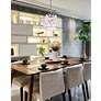 4_Elegant Lighting Mila 14" Chrome Tiered Crystal Pendant Light more views