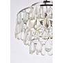 7_Elegant Lighting Mila 14" Chrome Tiered Crystal Pendant Light more views