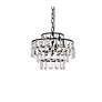 5_Elegant Lighting Mila 14" Wide Black and Crystal 3-Light Pendant more views