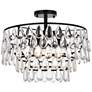 2_Elegant Lighting Mila 18" Semi-Flush Mount Crystal Drum Ceiling Light