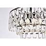 6_Elegant Lighting Mila 18" Semi-Flush Mount Crystal Drum Ceiling Light more views
