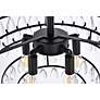7_Elegant Lighting Mila 18" Semi-Flush Mount Crystal Drum Ceiling Light more views