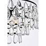 6_Elegant Lighting Mila 20" Black and Crystal Semi-Flush Ceiling Light more views