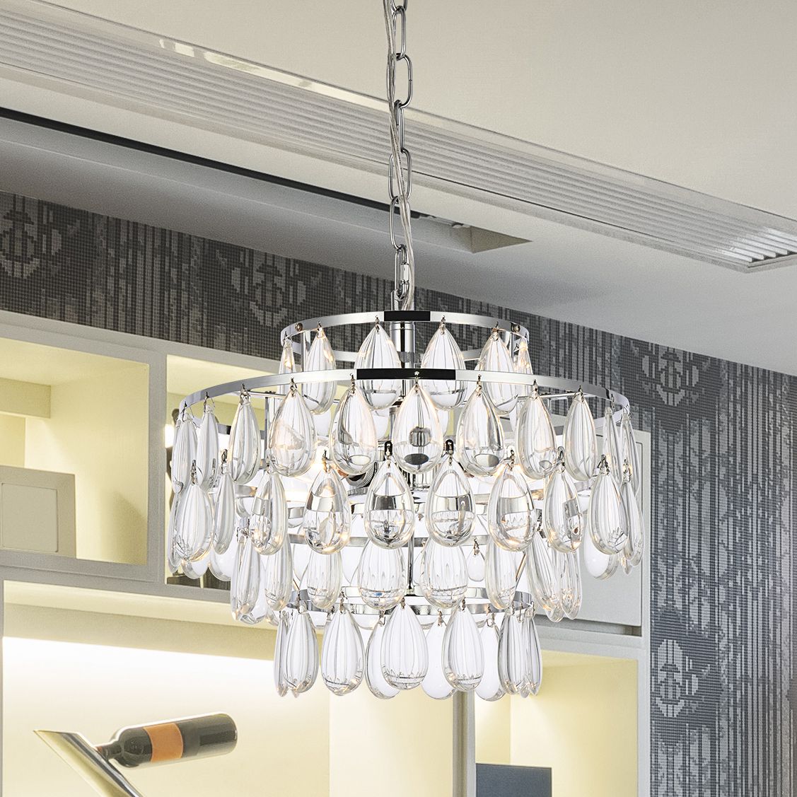 Elegant Lighting Mila Chrome Collection