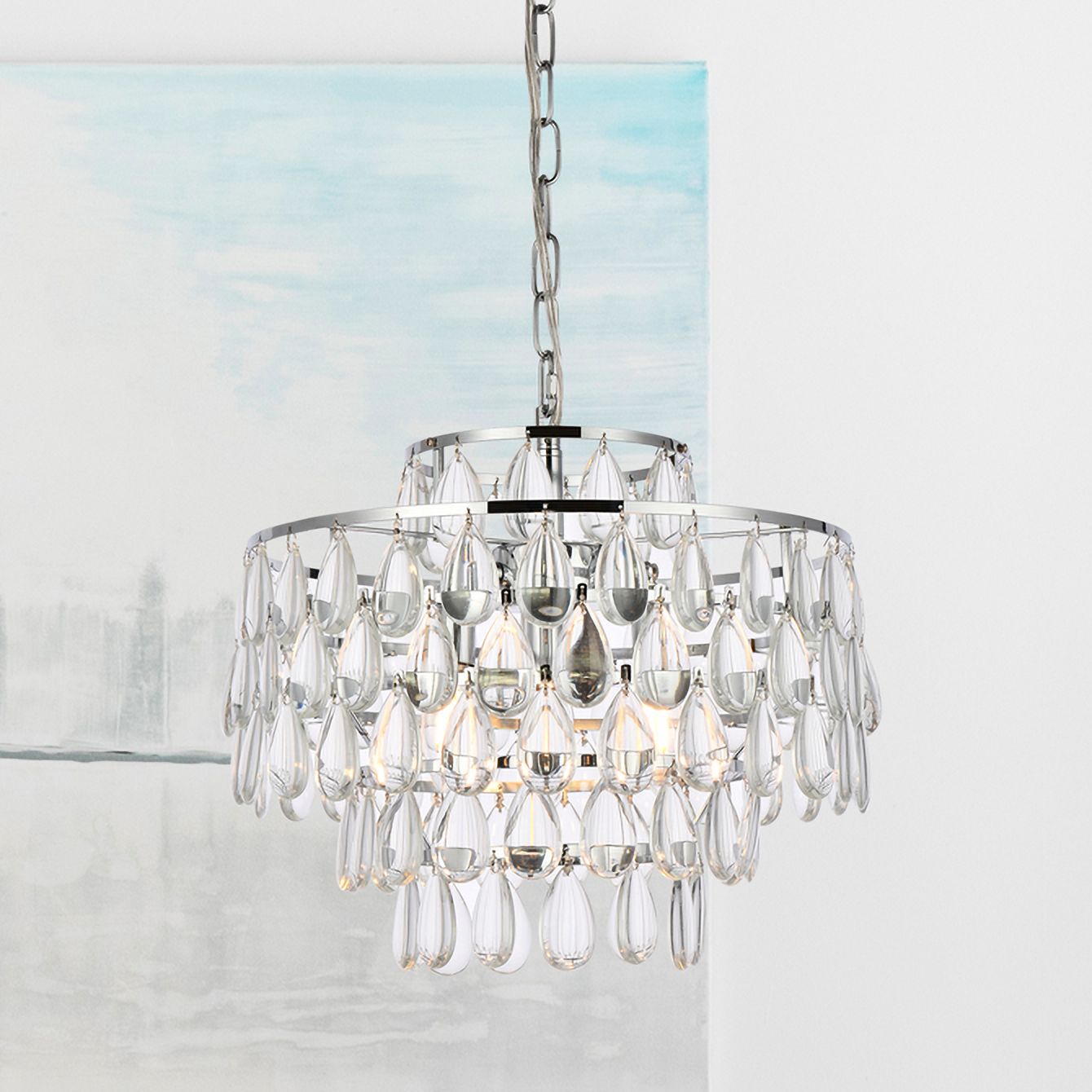 Elegant Lighting Mila Chrome Collection
