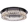 2_Elegant Lighting Monroe 22" Led Single Flush Mount In Black