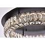 6_Elegant Lighting Monroe 22" Led Single Flush Mount In Black more views