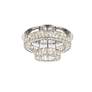 4_Elegant Lighting Monroe 22" Wide Chrome Crystal LED Ceiling Light more views