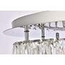7_Elegant Lighting Monroe 22" Wide Chrome Crystal LED Ceiling Light more views