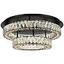 3_Elegant Lighting Monroe 26" Black and Clear Crystal LED Ceiling Light