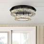 2_Elegant Lighting Monroe 26" Black and Clear Crystal LED Ceiling Light