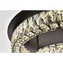 7_Elegant Lighting Monroe 26" Black and Clear Crystal LED Ceiling Light more views