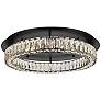 3_Elegant Lighting Monroe 26" Wide Black Crystal LED Ceiling Light