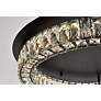 6_Elegant Lighting Monroe 26" Wide Black Crystal LED Ceiling Light more views